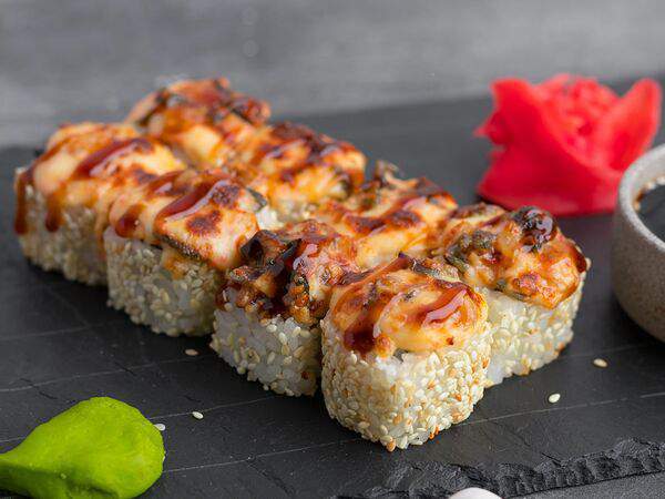 Тёрка - Ролл запечённый угорь