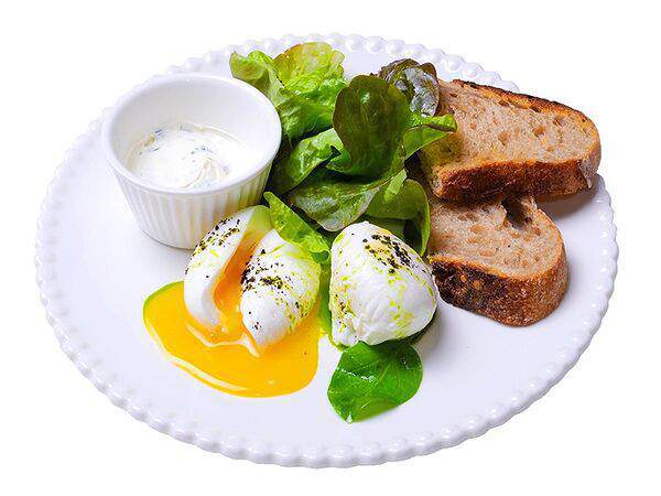 Кафе де Cалют - Завтрак Пашот