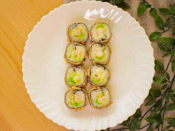 Yummy world - Жареные роллы Хансю с креветкой