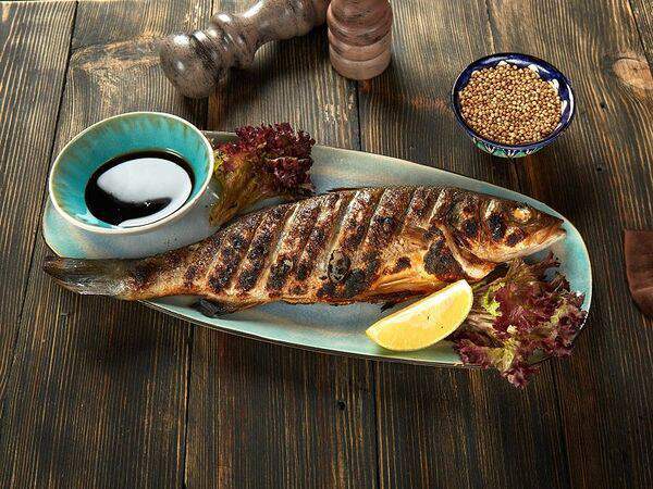 Инжир - Сибас на мангале