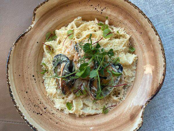 Пау Вау - Феттуччине с морепродуктами