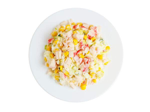 Easy Pizza - Крабовый с кукурузой и рисом