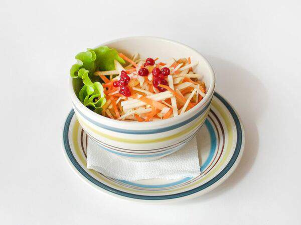 Брынза - Салат из репы с яблоком