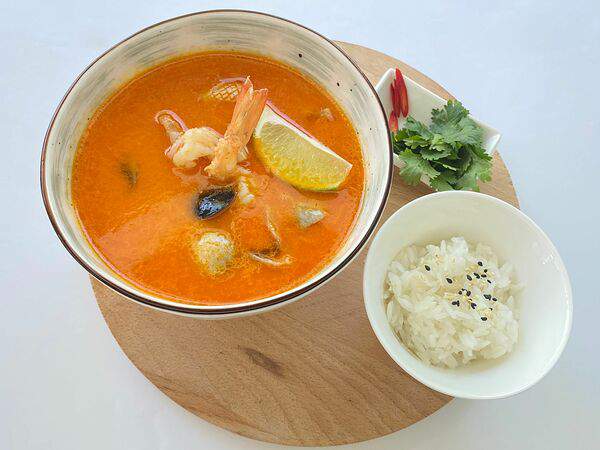 Филадельфия - Суп Том ям с морепродуктами