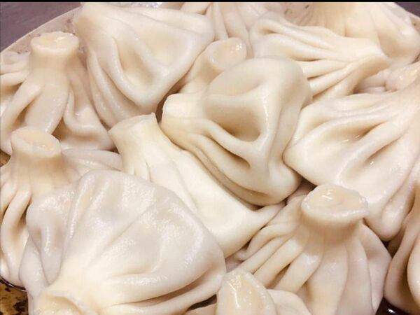 Грузинская Кухня на Аллее - Хинкали с тигровыми креветками