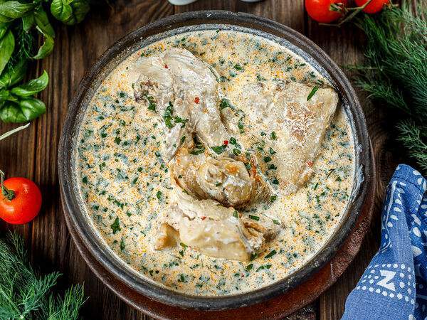 Хинкали & Хачапури - Цыпленок по-шкмерульски