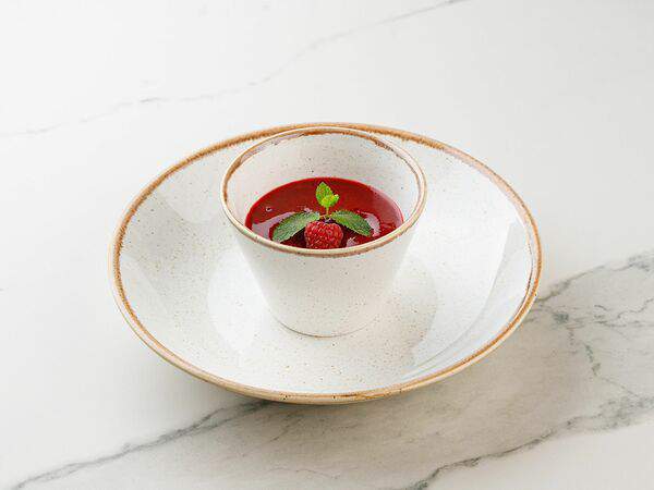 Гаврош - Панна котта с жасмином и ягодным соусом