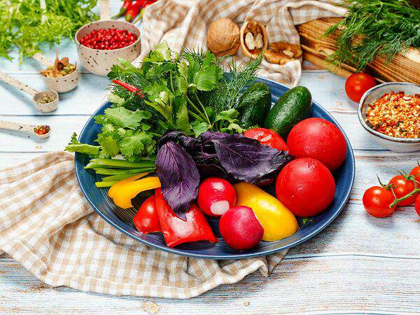 Хачапурная - Букет из свежих овощей и зелени