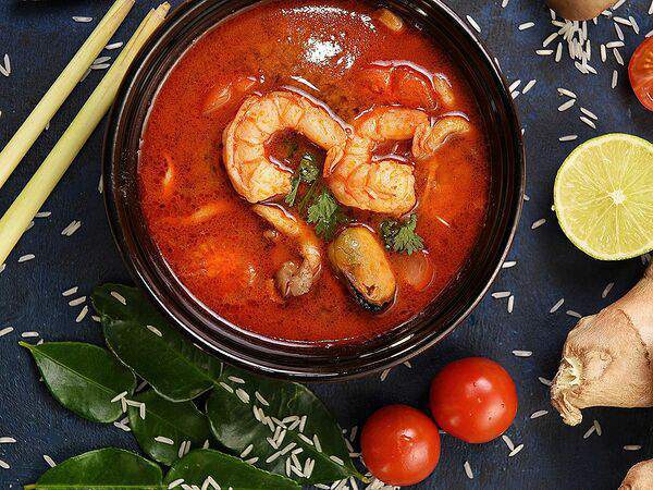 Смокерная BBQ - Том-ям с морепродуктами