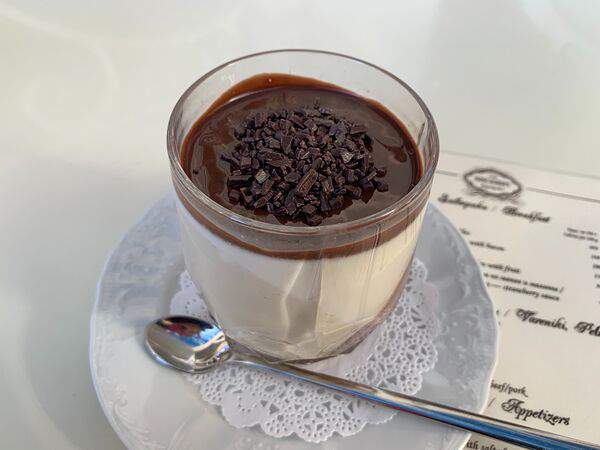 Бисквит - Панна котта кофейно-шоколадная