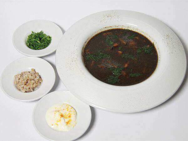 The atelier - Суп из белых грибов и подосиновиков