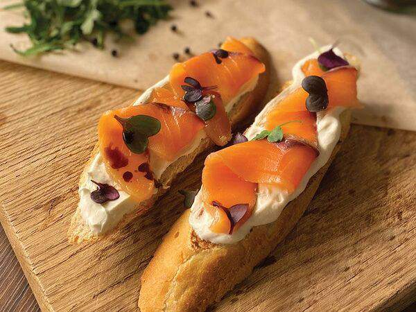 Chiko2ru - Брускетта с лососем