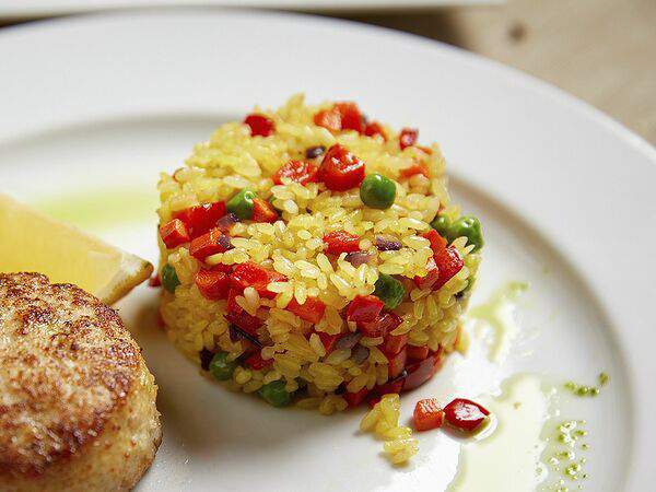 Штаны - Рис с овощами