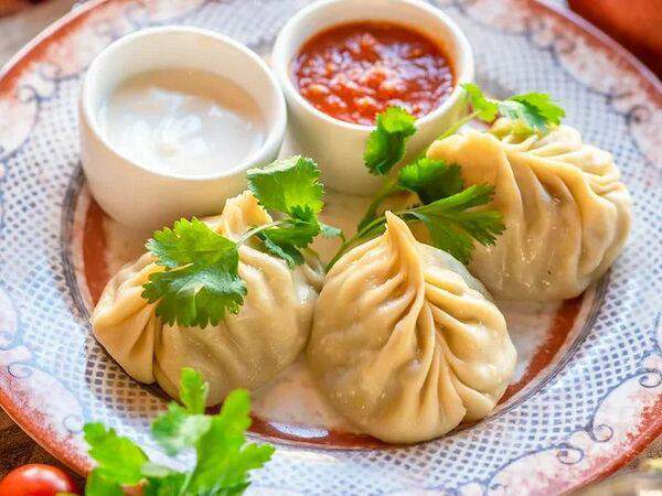 Чучвара, мангал и печи - Манты с бараниной