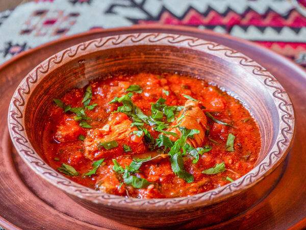 Сулугуни - Чахахбили из курицы