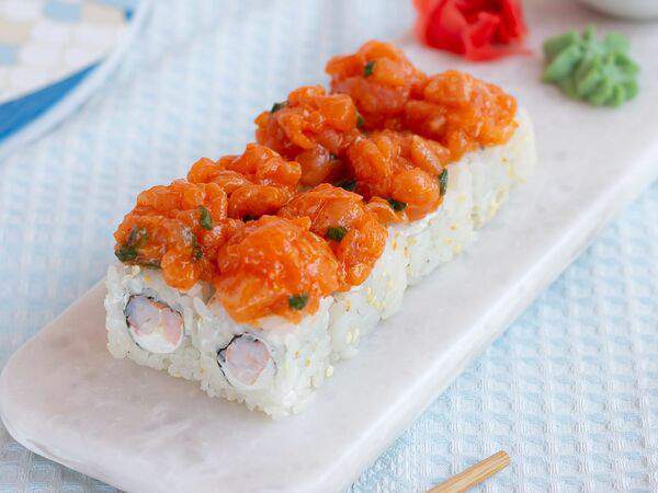 Minisu - Спайси салмон с креветкой