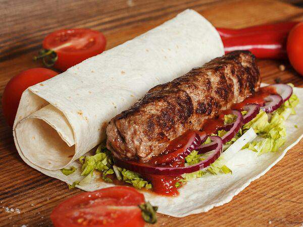 Перекус 24 - Шаурма с люля-кебабом из говядины