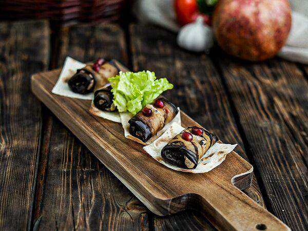 Кинто - Рулетики из баклажанов