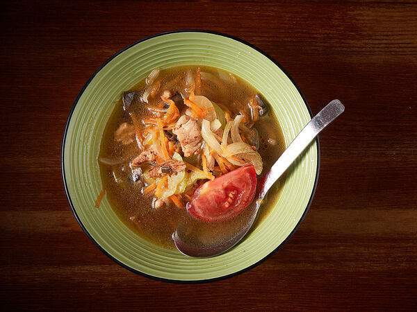 Дыхание вока - Суп с курочкой и лёгкими овощами