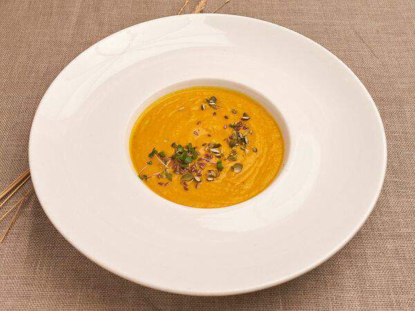 Диет  меню - Крем суп тыквенный