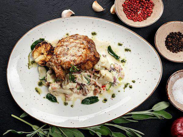 Паста-Паста - Свиная корейка на гриле с цветной капустой