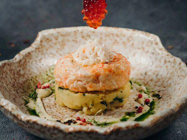 Мясо и вино - Котлета из камчатского краба