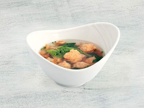 Суши сан - Суп с фрикадельками из креветок