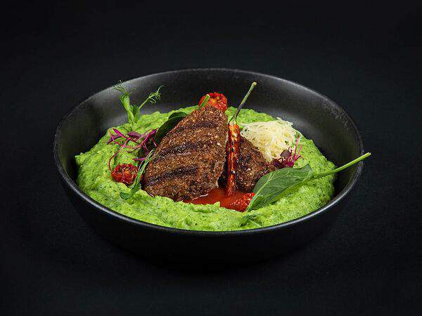 Fit appėtit - Котлеты из мраморной говядины с пюре из картофеля