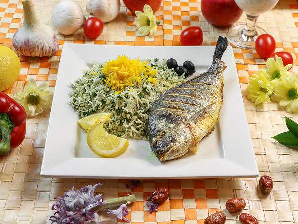 Камелия - Сабзи поло с дорадо