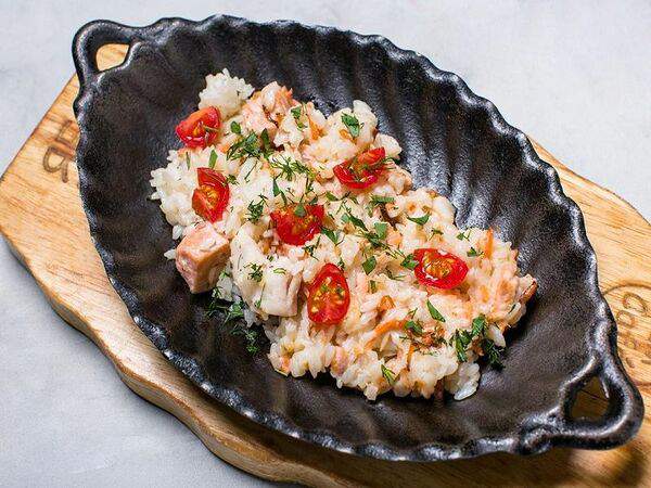 Яем - Сковородка по-деревенски с морепродуктами