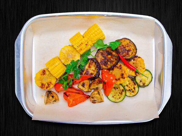 Мясо - Овощи на гриле