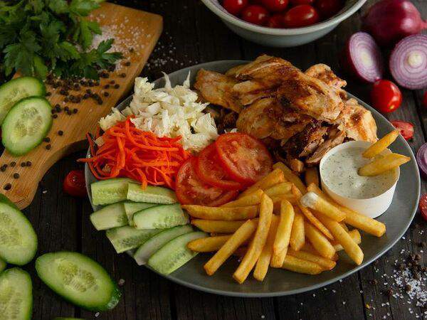 Шаверма №1 - Шаверма на тарелке