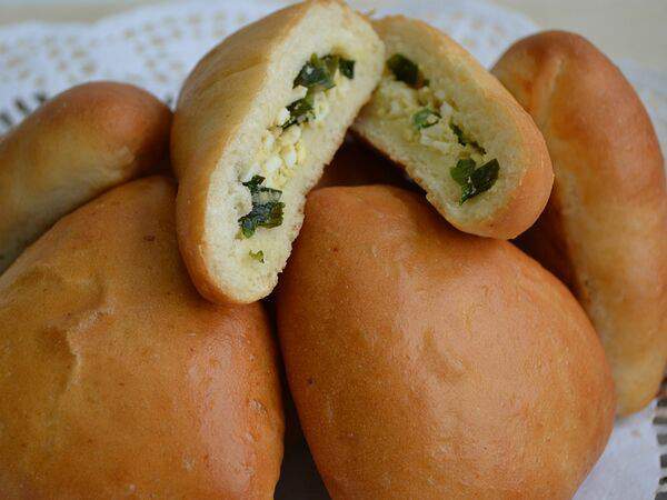 Дружок пирожок - Пирожок зеленый лук/яйцо