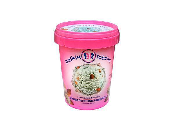 Баскин Роббинс, мороженое - Кварта Миндально-фисташковое