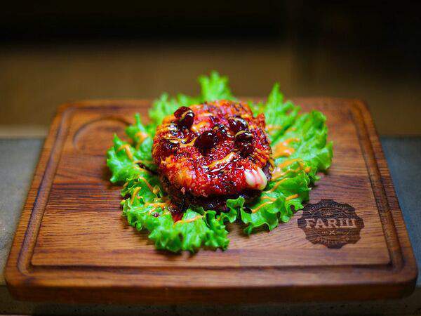 #FARШ - Камамбургер в листьях