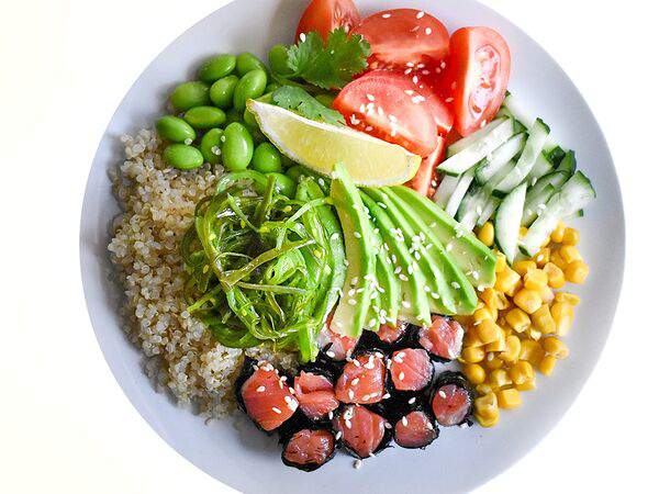 Дом еды - Поке с лососем и киноа