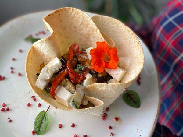 Русь - Теплый салат из запеченных овощей