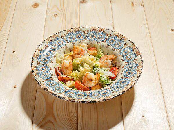 Дади - Цезарь с сыром сулугуни и креветками