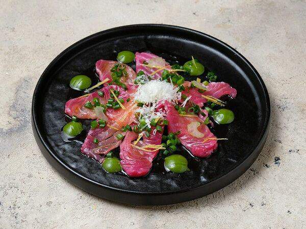 Кафе 38 - Маринованный лосось Гравлакс с сыром