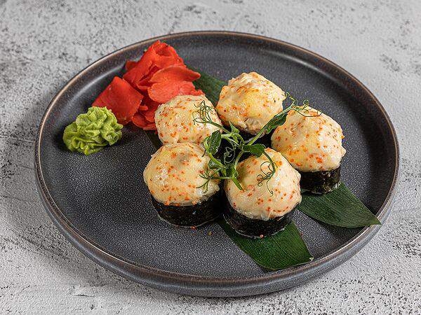 Yoshi Sushi & Mulino Pizza - Запеченный ролл с креветкой