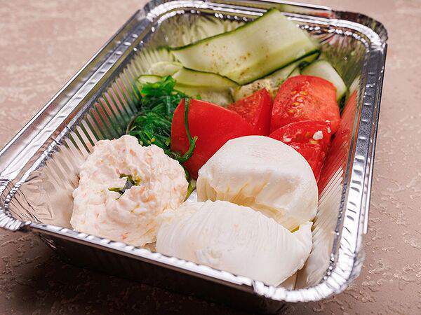 Завтрак - Комбо с креветочной намазкой и чукой