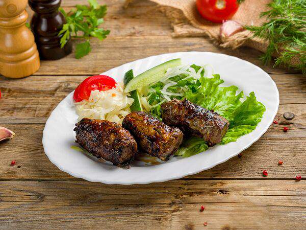 Кафе Лада - Хан-кебаб из печени молодого барашка