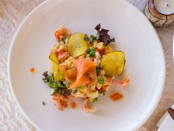 Библиотека №1 - Салат а-ля Оливье с красной рыбой