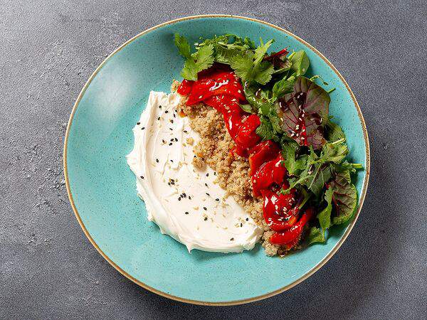 Goya - Киноа с печеным перцем и сыром крем-чиз