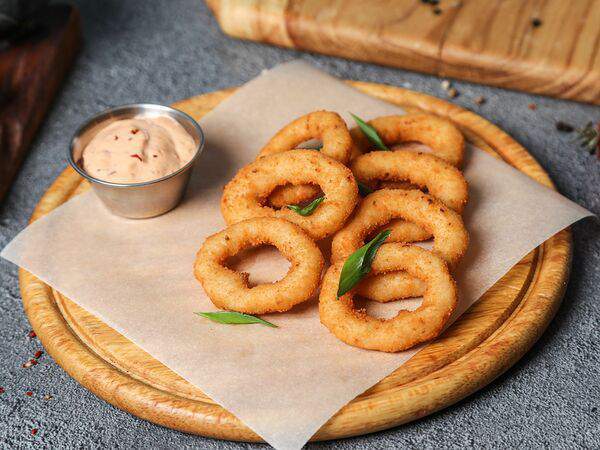 Большие Тарелки - Луковые кольца