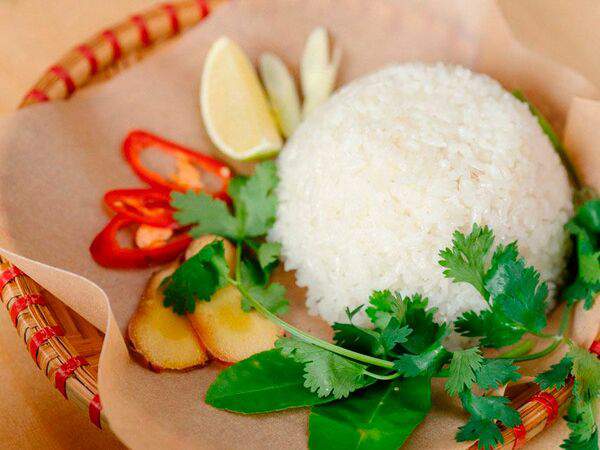 Cho хочешь? - Отварной вьетнамский рис