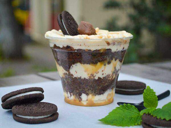 Ежевика - Трайфл Сникерс