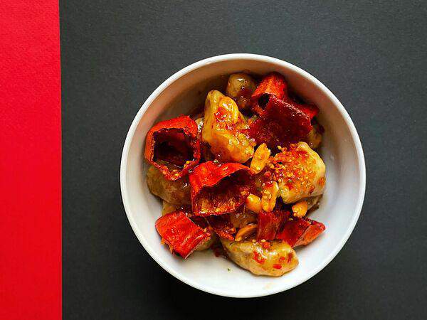 Чихо - Баклажаны в кисло-сладком соусе