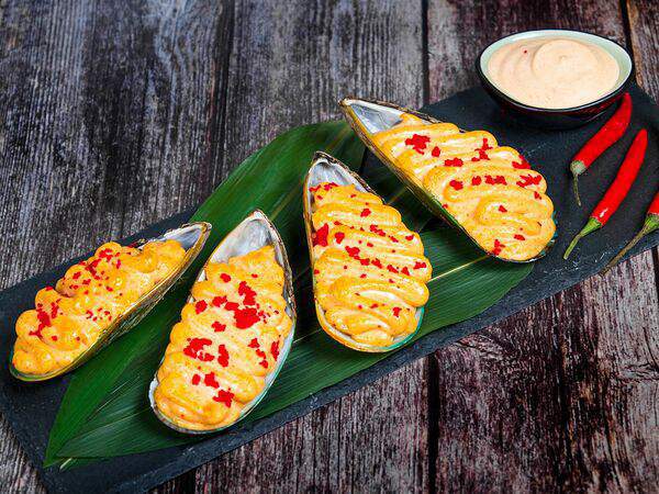 Robinfood - Мидии запеченные острые