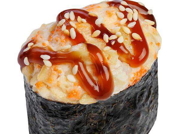 Суши Love - Запечённые суши с креветкой